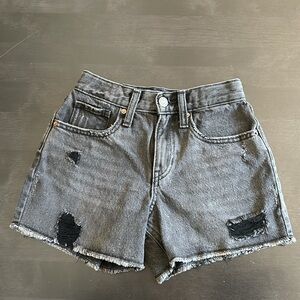 Old Navy Girls Black Jean Shorts